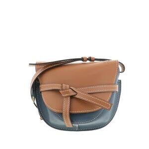 LOEWE Gate Shoulder Bag Messenger Brown Blue